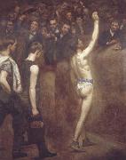 Thomas Eakins Salutat Germany oil painting artist